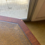 Octagonal pedestal table