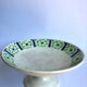 Compote dish in iron earth