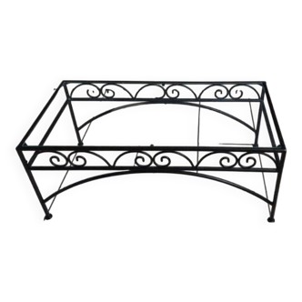 Wrought iron coffee table