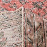 7x11 Pale Red Classic Vintage Rug, 204x335Cm