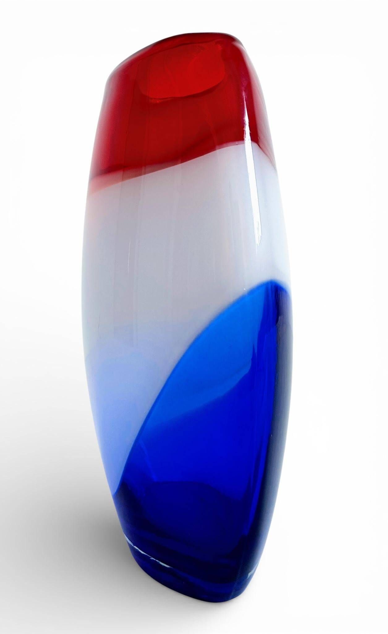 Post-Modern Murano Art Glass Vase by Cose Belle, Italy, 1980s