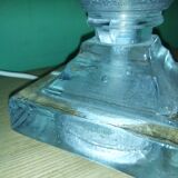 Pieds de lampe style Médicis balustre en verre souffé  et moulé
