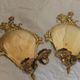 Pair Of Mid Century Swedish Brass Sconces