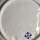 Barbotine dessert plate