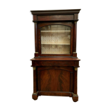 Empire mahogany showcase and mahogany veneer XIX century