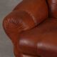 Fauteuils de club italiens vintage en simili cuir cognac, Italie années 1970, ensemble de 2
