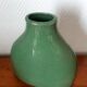 Green designer ceramic vase