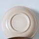 Lot de 5 assiettes creuses en grès Gien fleuries 1970