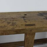 Former oak carpenter's workbench
