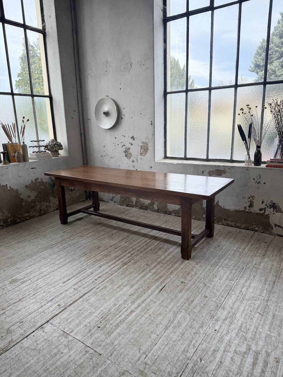 Table de ferme XL en chêne massif