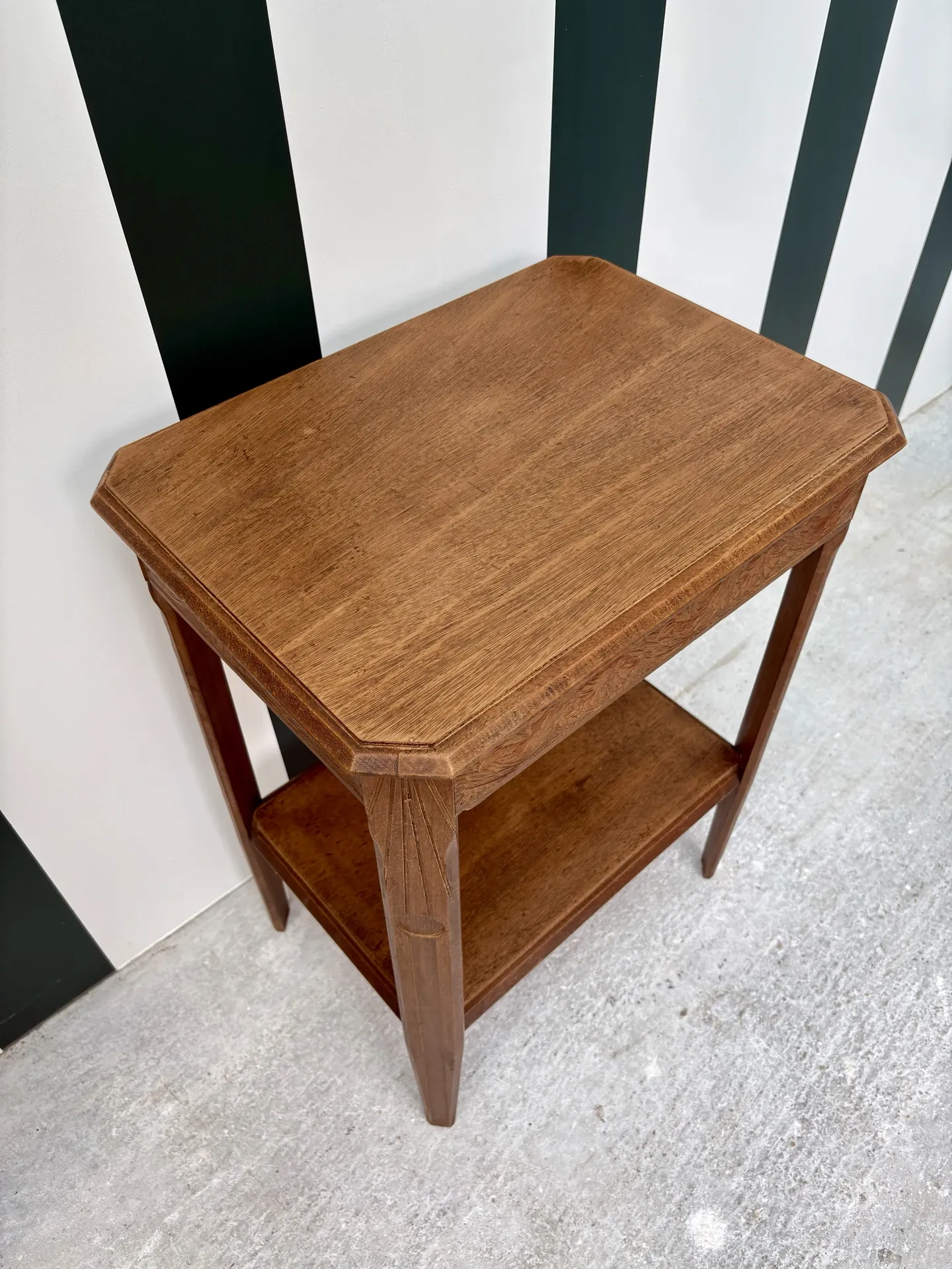 Art Deco side table in wood