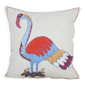 Vintage embroidered cushion cover 46x46 cm