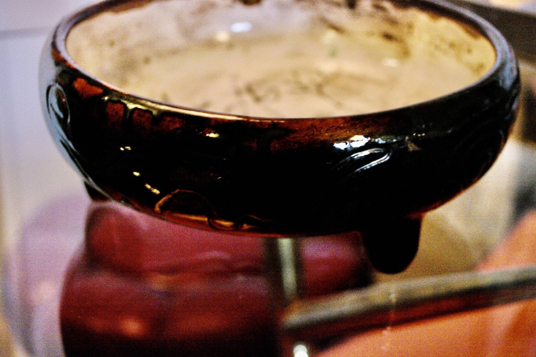 Empty ceramic pocket by Jean Rivier