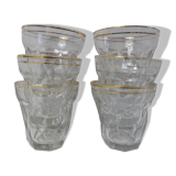 6 bistro glasses