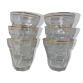 6 bistro glasses