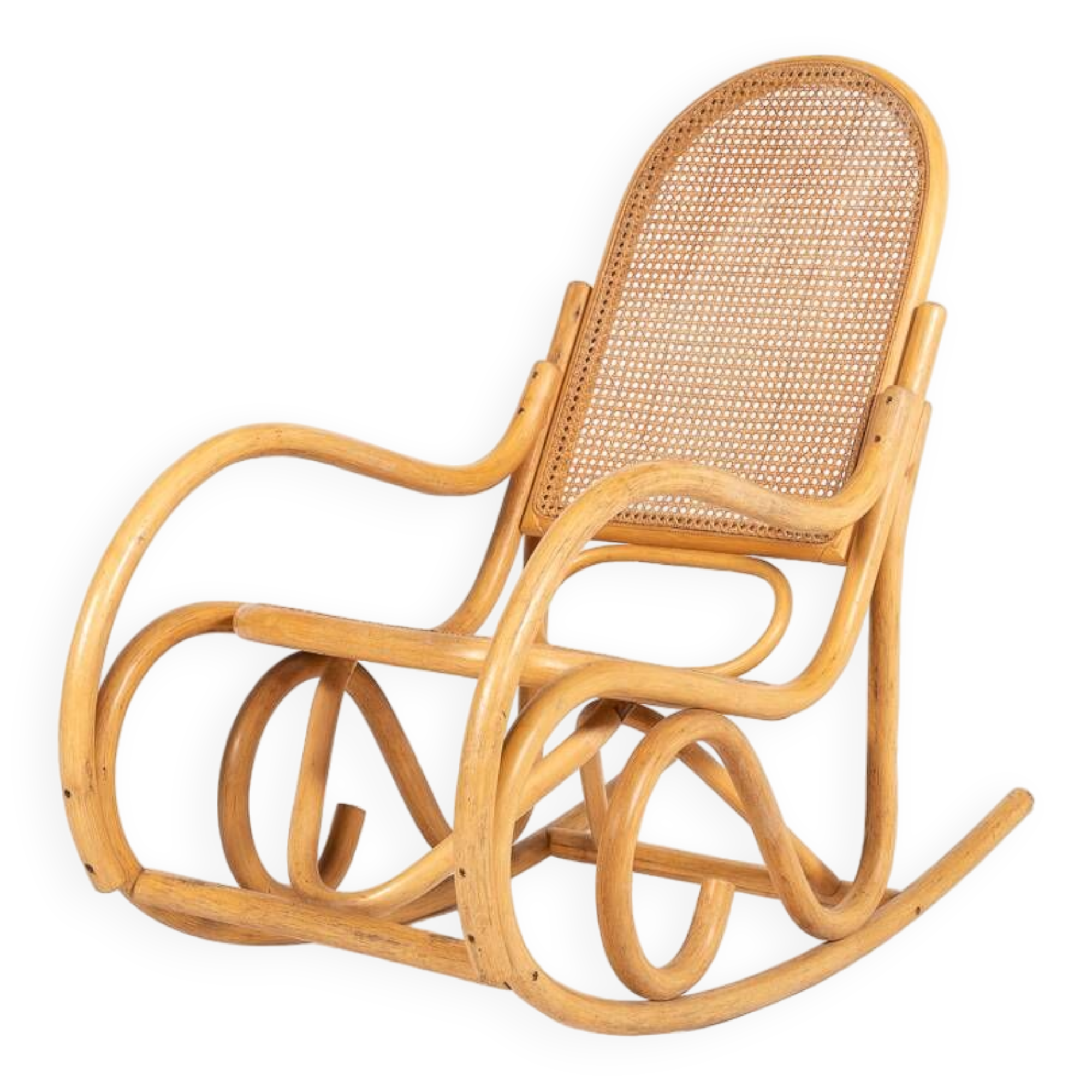 Vintage Thonet style rocking chair