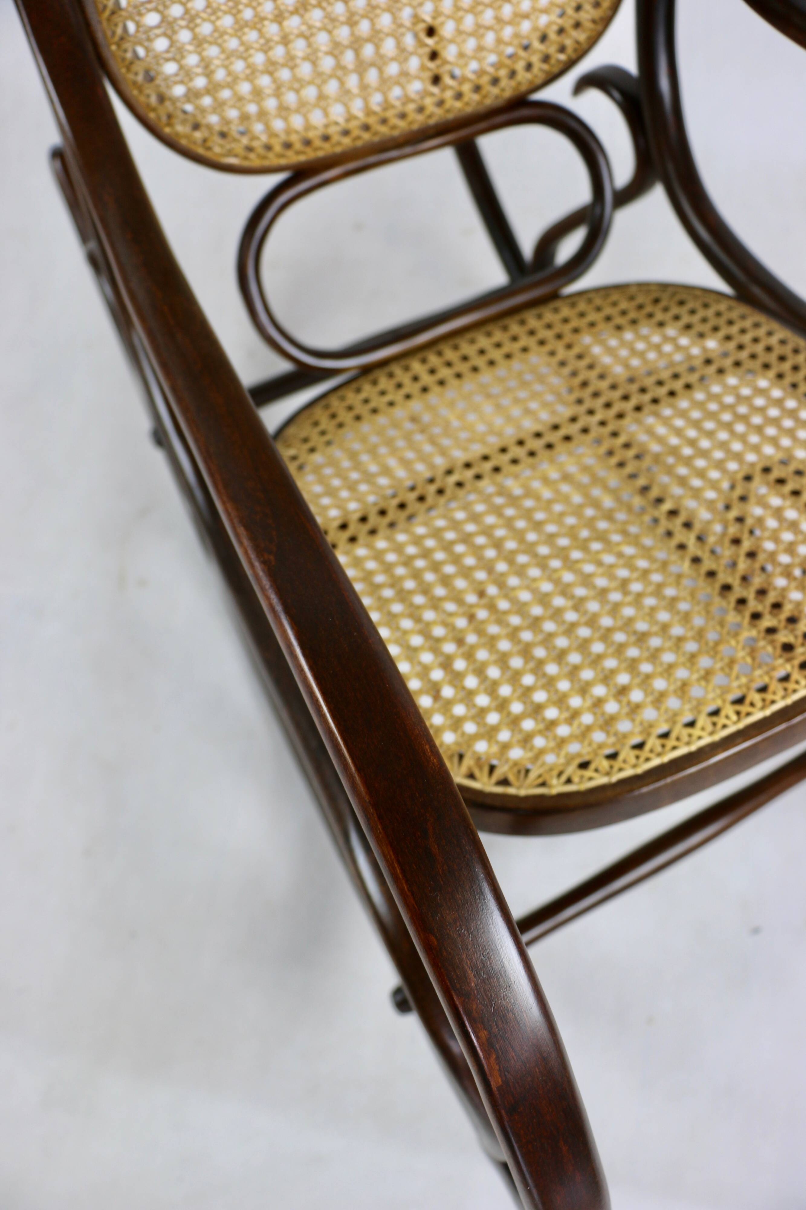 Vintage Brown Rocking Chair