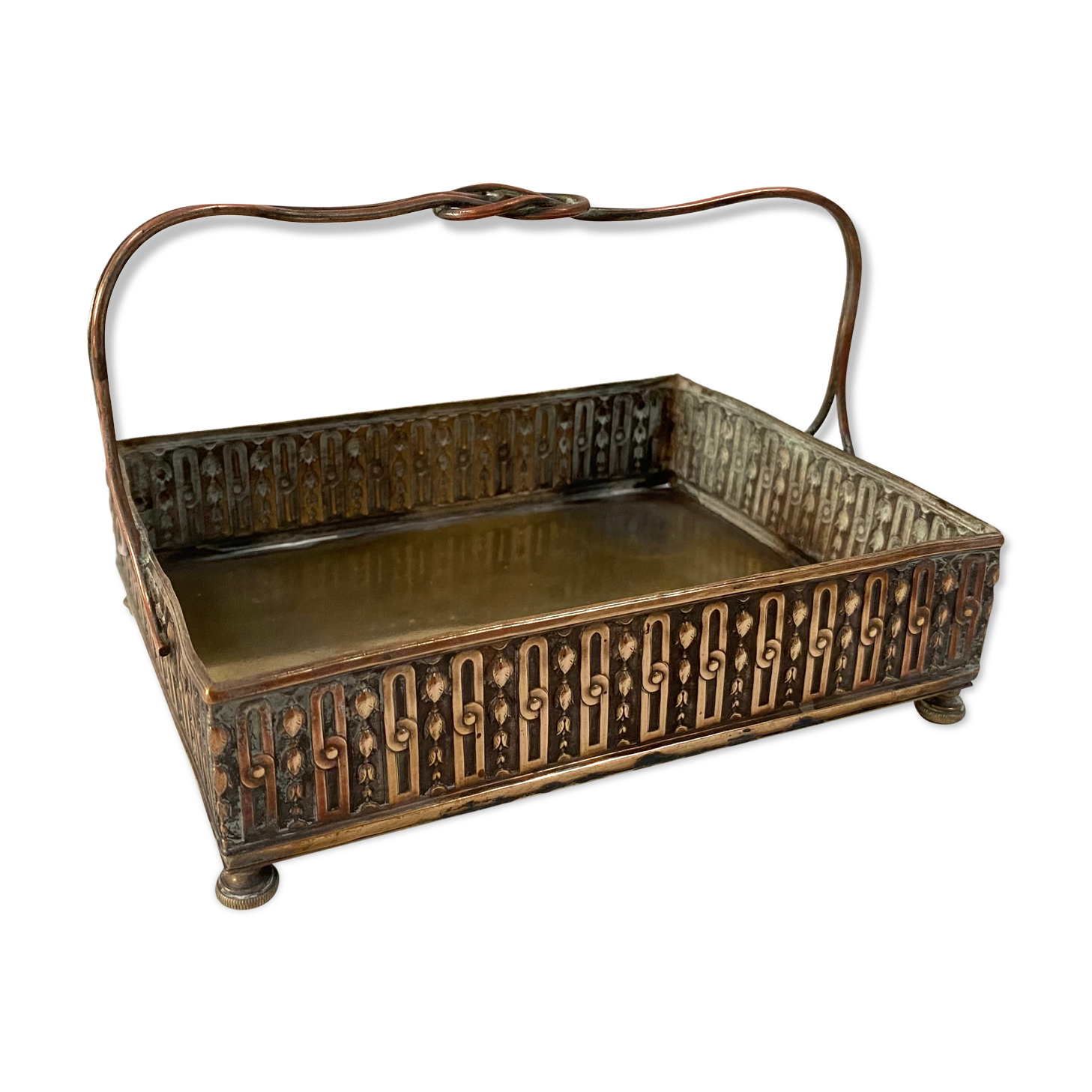 Old brass and copper top
