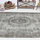 5x9 Gray & Black Oriental Vintage Rug 170x275Cm SK 6991