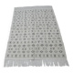 Hand-Knotted Berber Kilim Rug in Wool with Ethnic Pattern in Beige and Grey