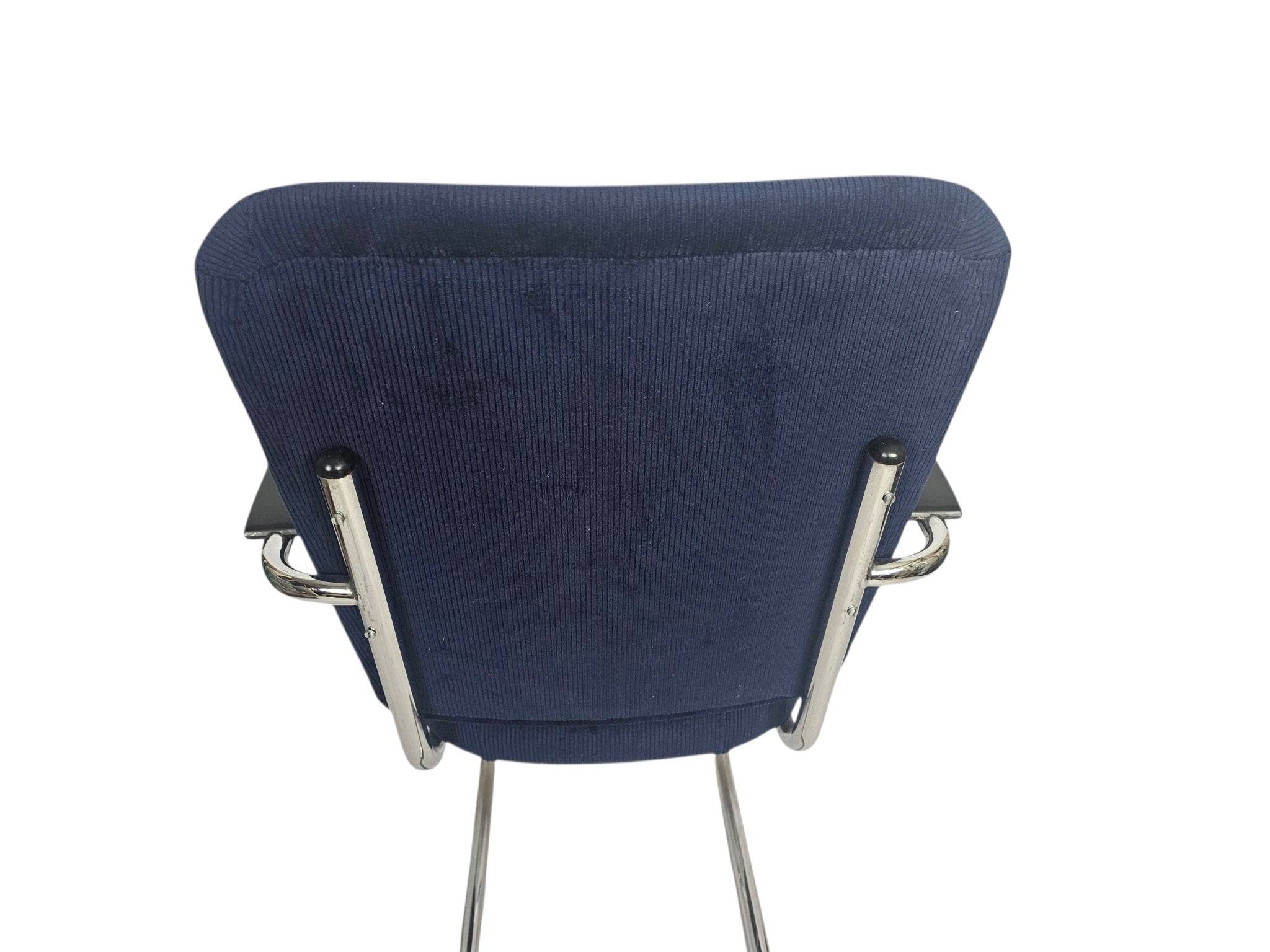 Dutch design - Gebr. de Wit - tubular frame - corduroy - chrome - Bakelite