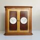 Wall cabinet with inlays, corner cabinet