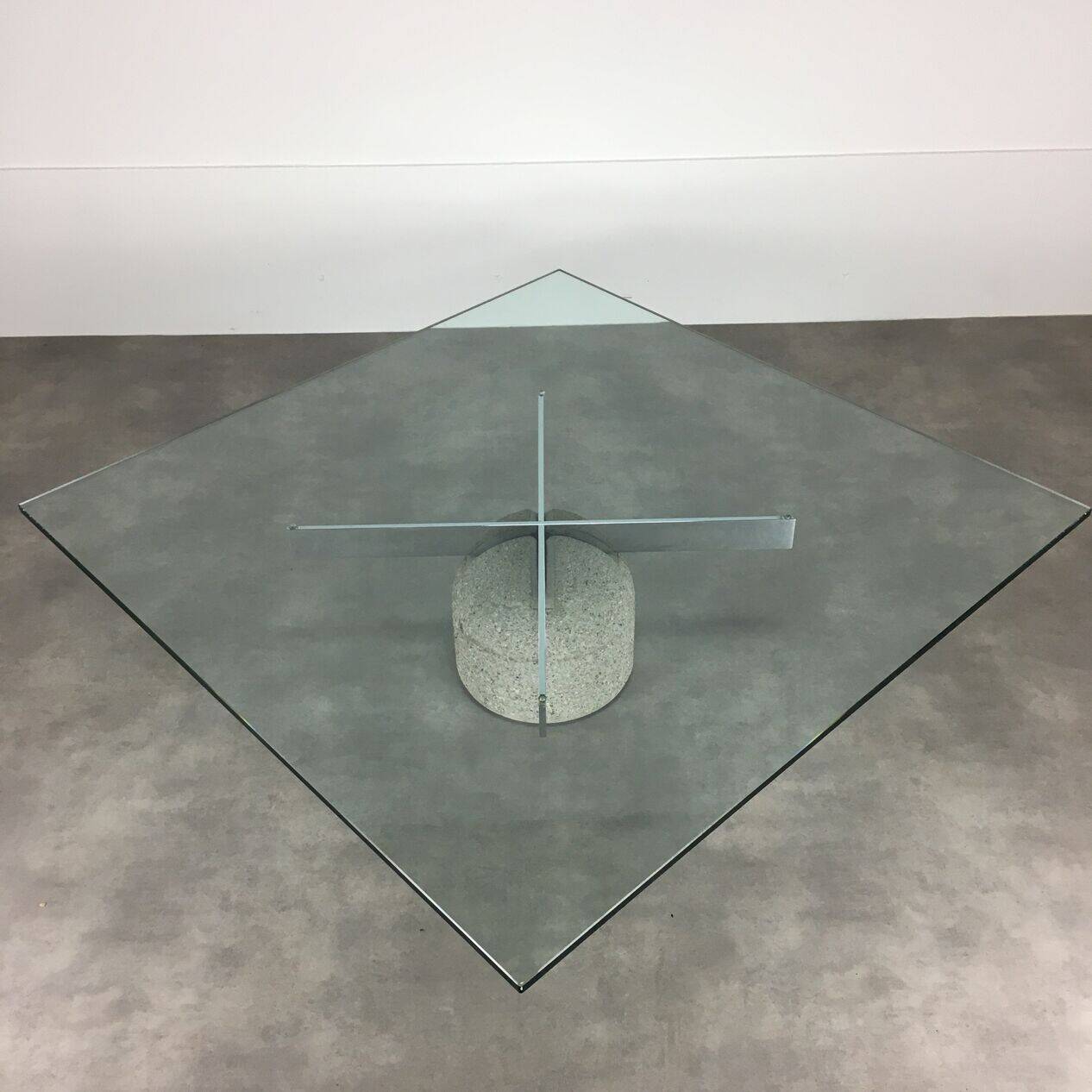 Paracarro coffee table by Giovanni Offredi for Saporiti, Italy 1970.