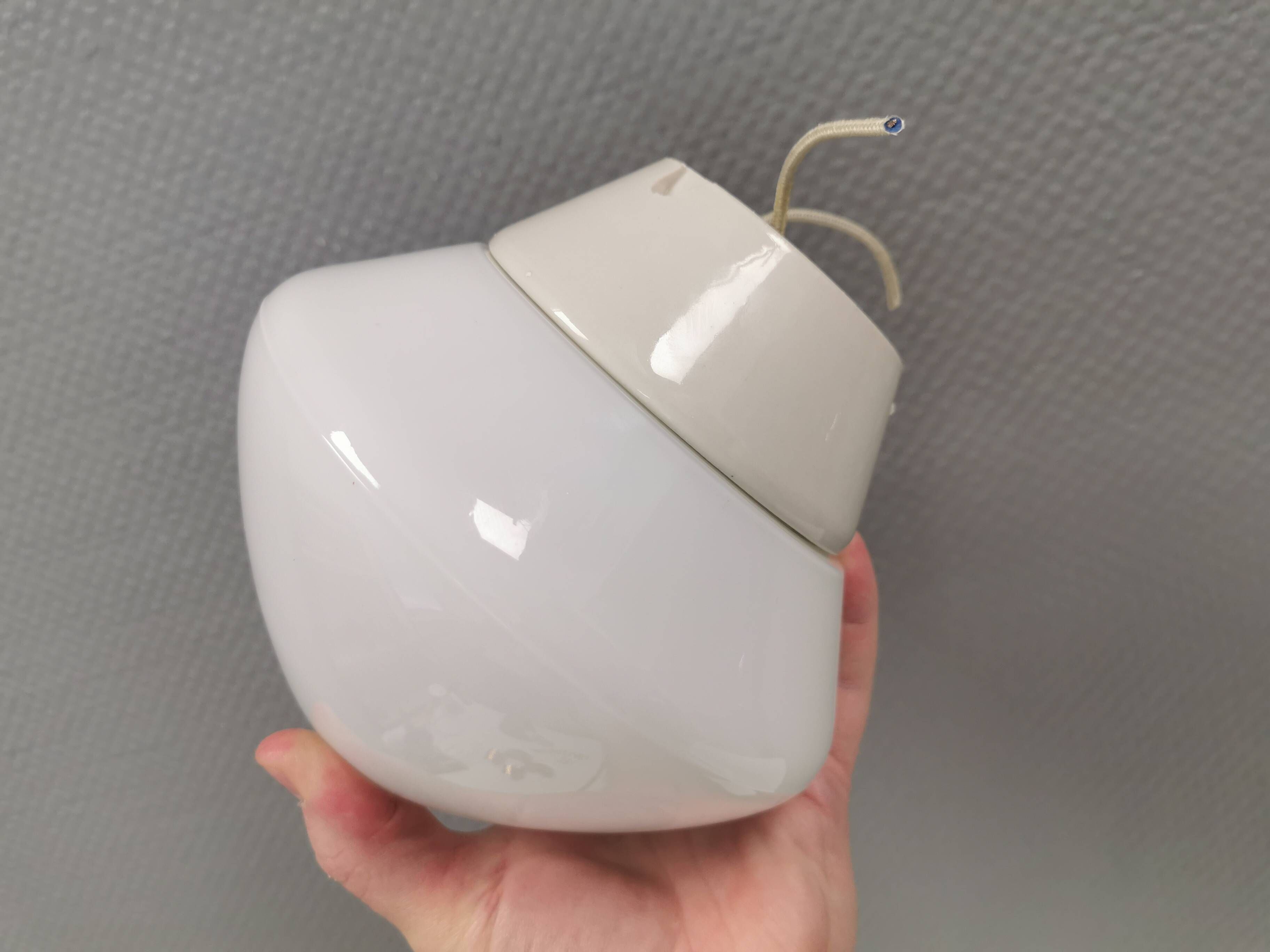 Bathroom lamp, designed by Sigvard Bernadotte for IFÖ Sweden 1970s