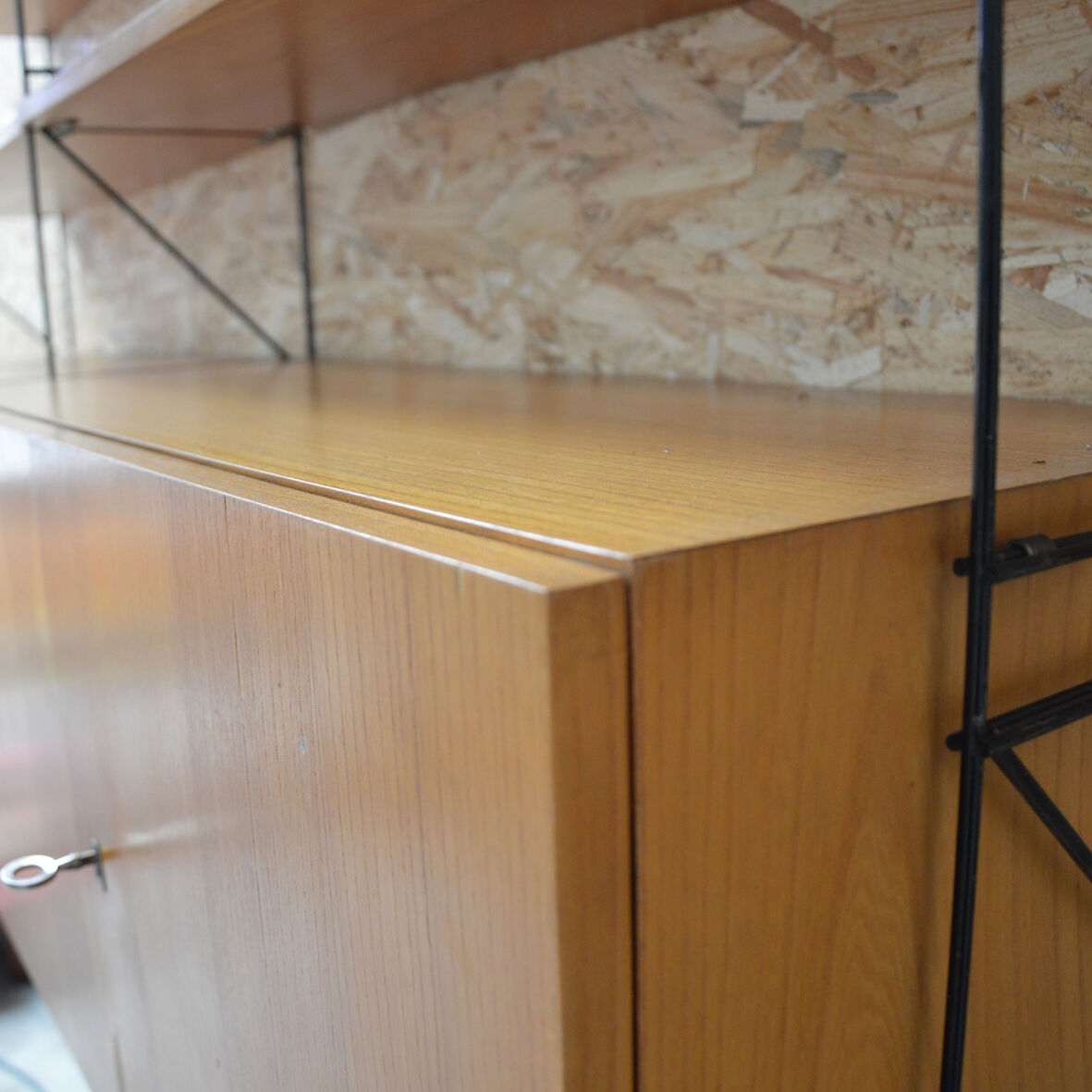 System wall shelf Erbus Möbel, 1960