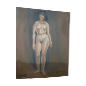 Huile sur panneau signée