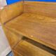 Large shelf, vintage solid oak bookcase from the 60s