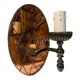 Vintage italian mirrored glass sconces