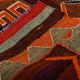 Tapis de couloir Kilim rouge