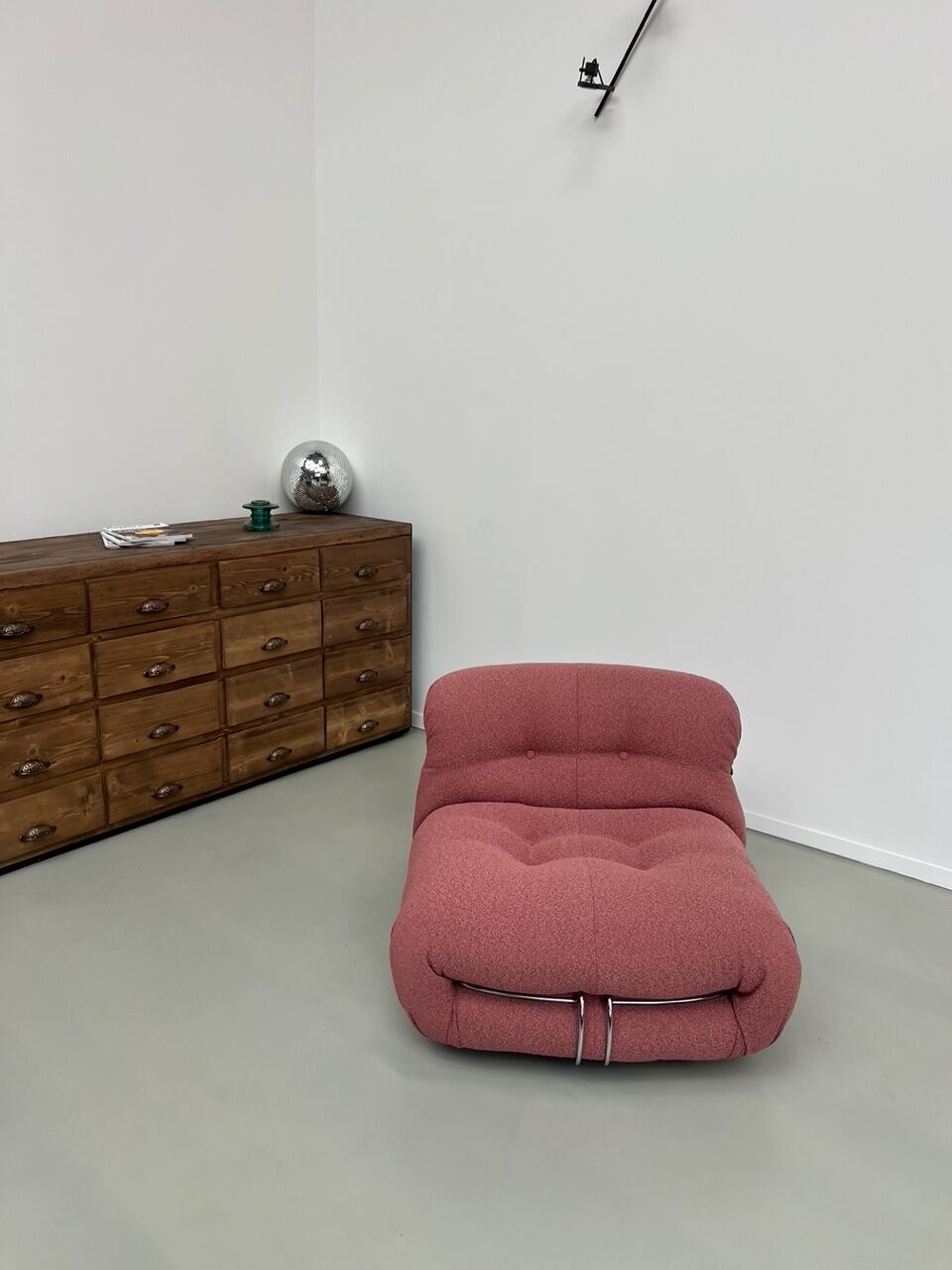 Armchair Soriana Afra and Tobia Scarpa 60s Cassina
