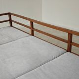 Art Deco sofa gray fabric Jindrich Halabala 1930