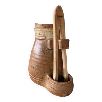 Stoneware pickle jar