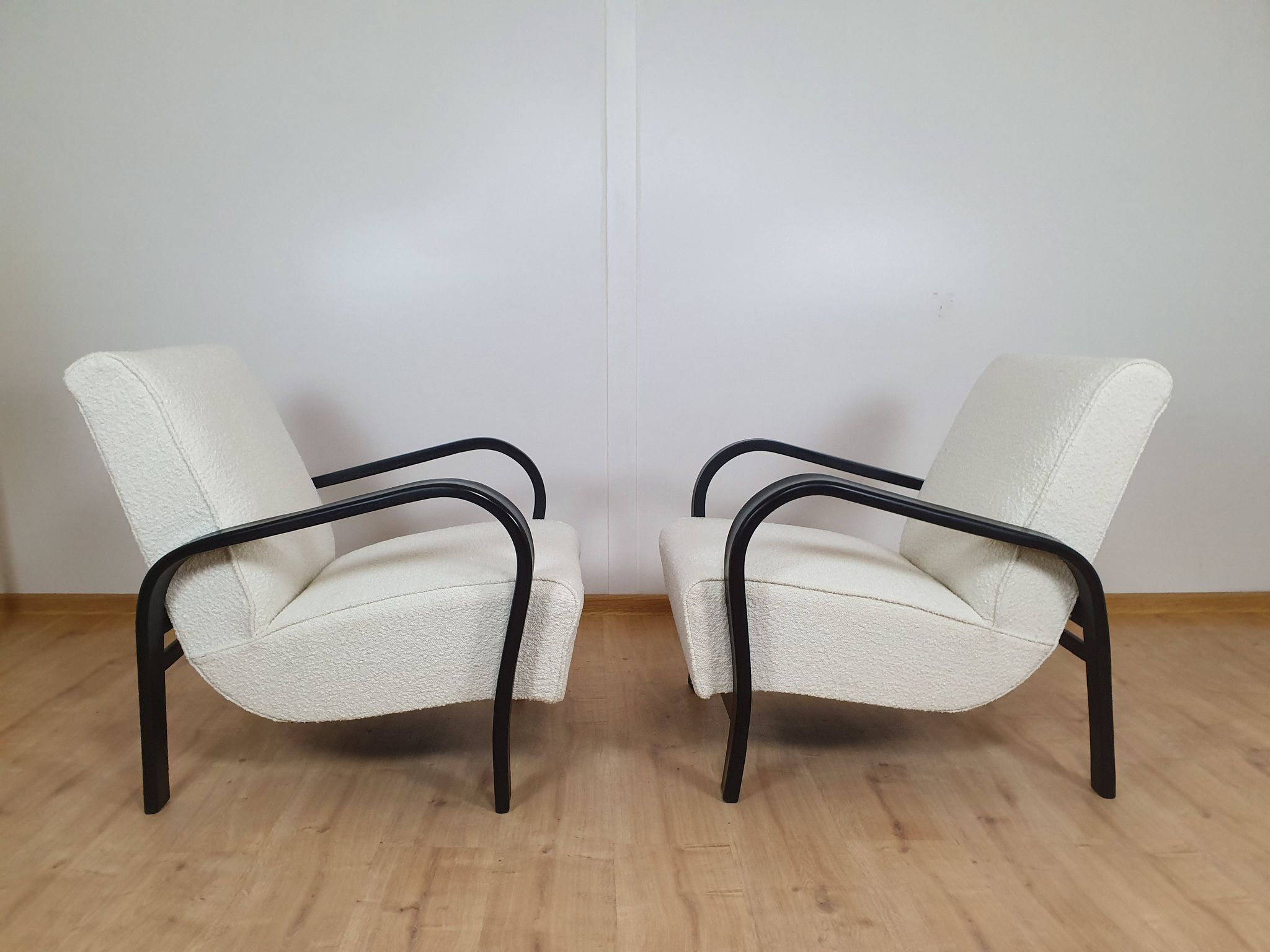 Pair of restored armchairs by K.Kozelka & A.Kropacek