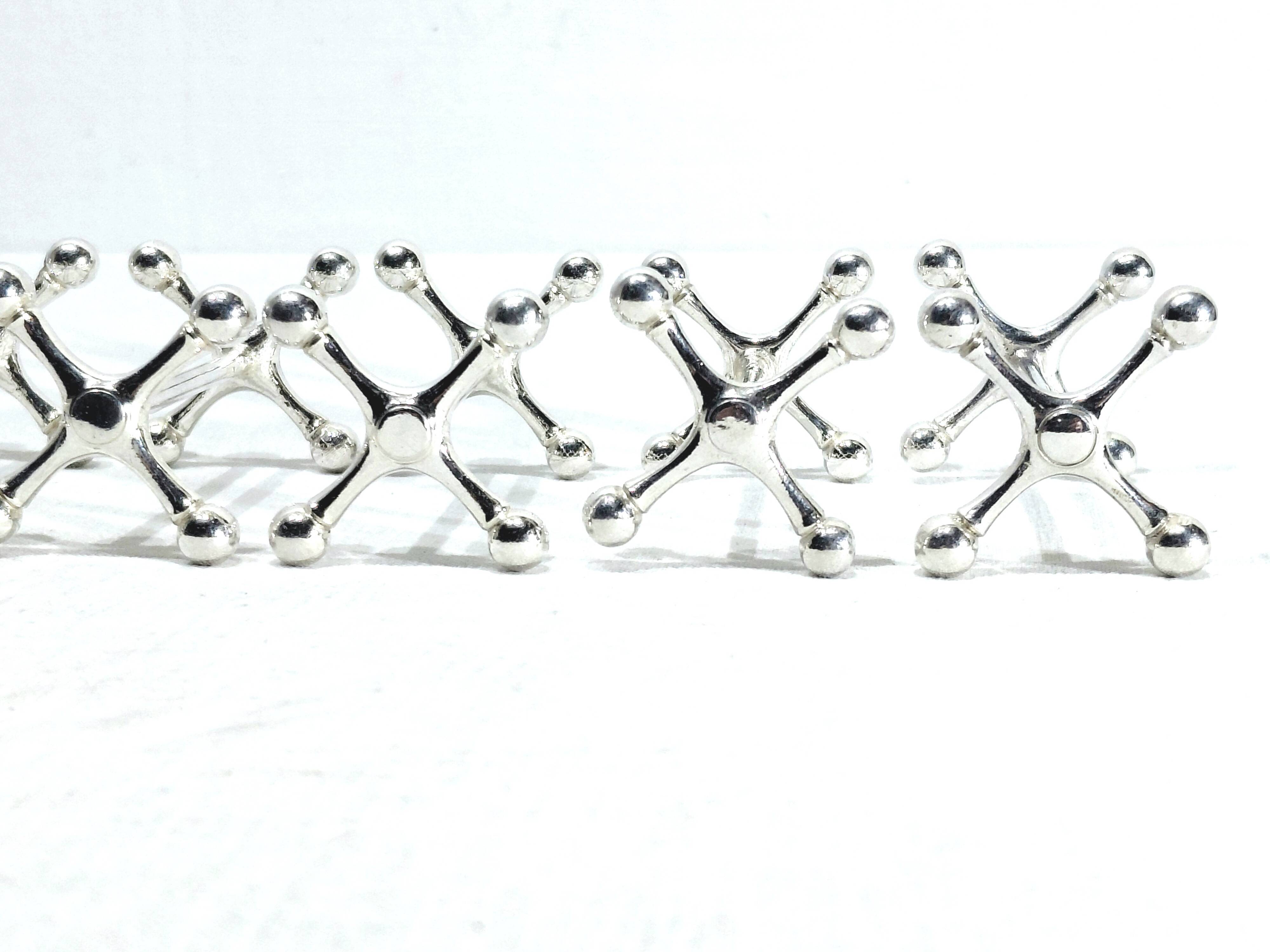 Christofle - set of 12 silver-plated knife rests