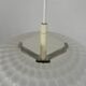 Vintage pendant lamp Aloys F. Gangkofner for Erco, plastic sphere