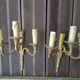 Antique bronze wall sconces