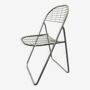 Chaise pliante Ted Net en métal par Niels Gammelgaard pour Ikea