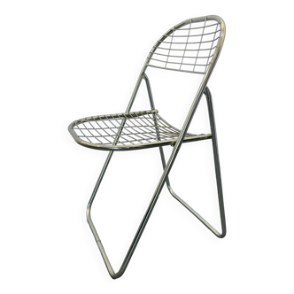 Chaise pliante Ted Net en métal par Niels Gammelgaard pour Ikea