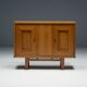 Brutalist Oak Cabinet, Belgium, 1960s