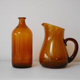 Set of 2 orange vases