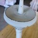 Pair of antique wooden candlesticks/candlesticks