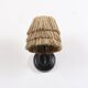 Handmade Wall Lamp Made from Natural Reed, 16x20Cm