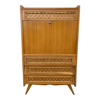 Rattan decorator secretary