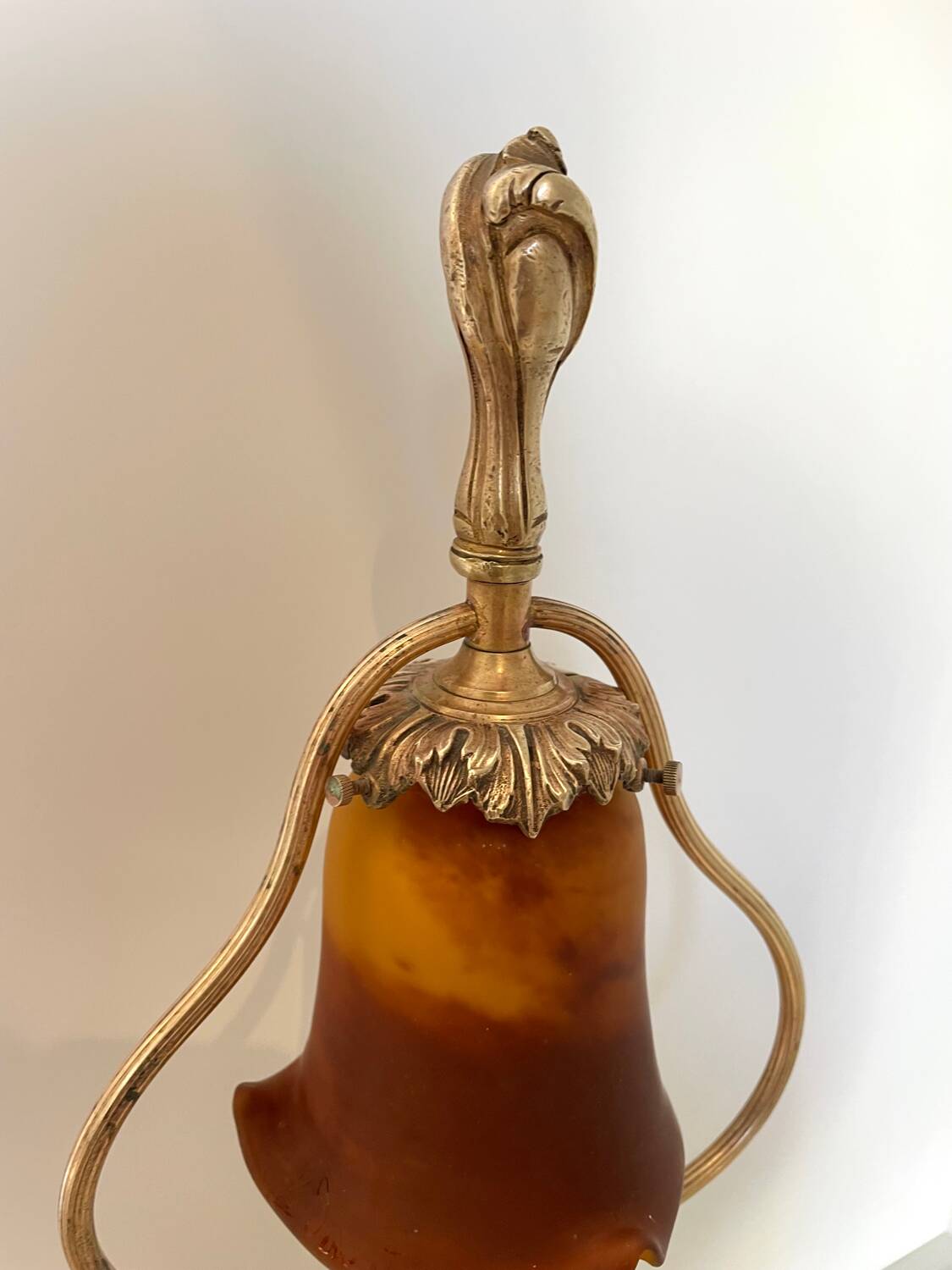 Beautiful lamp "the French glass" Art Nouveau