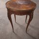 Louis XV style gueridon side table in marquetry