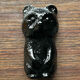 Vintage Bohemian glass bear paper press